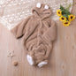 Humor Bear Winter Long Sleeve Baby Romper