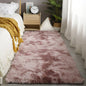 Pink Fluffy Polyester Carpet for Children's Room