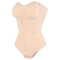 Strapless Bodysuit Tummy Control Shapewear Black S-4XL
