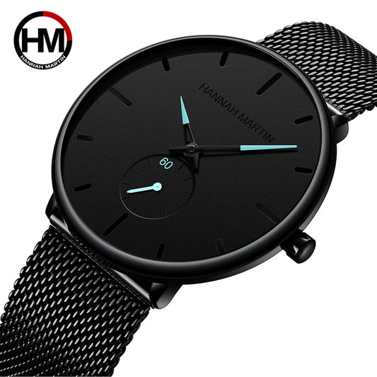 Waterproof Stainless Steel Mesh Quartz Men Watch