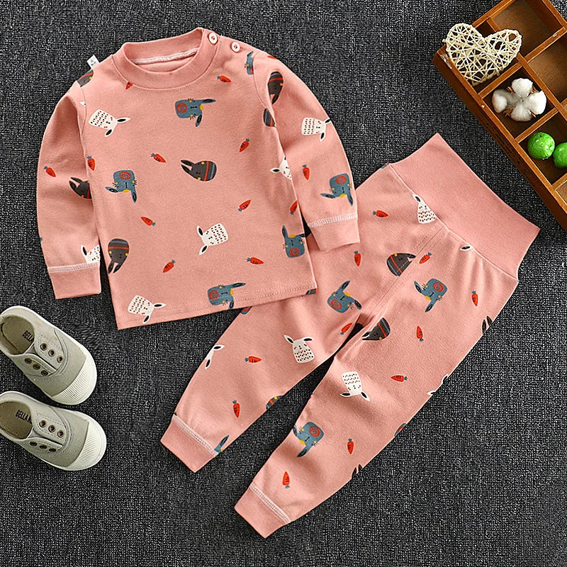 Children's Cotton Pajamas Set for Boys and Girls
