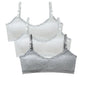 Girls Lace Training Bras Set Cotton Padded Daily Wear