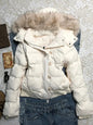Hooded Women Zipper Sweatshirt Casual Grunge Jacket