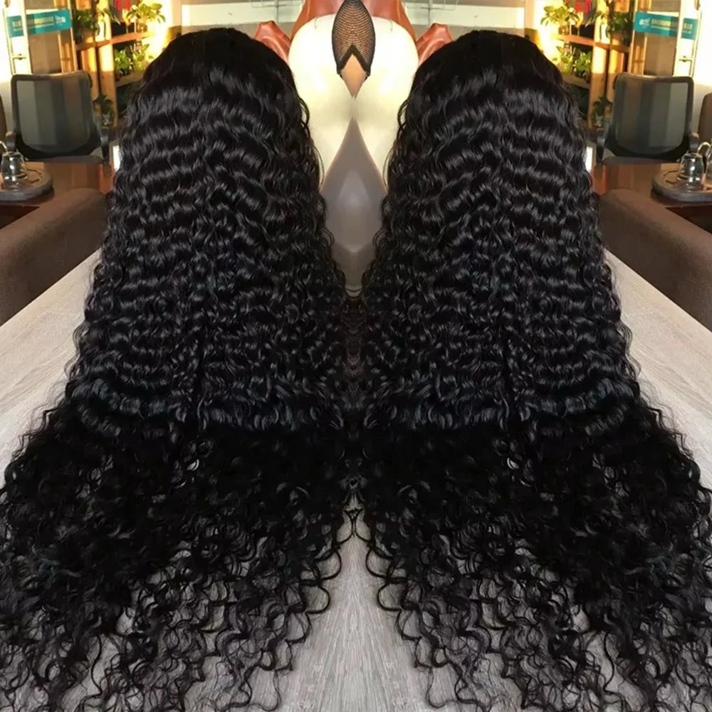 13x6 Glueless Brazilian Deep Wave Lace Frontal Wig