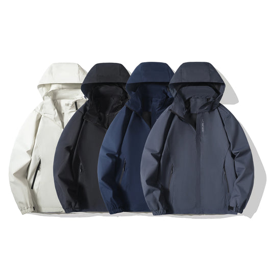 Men's Lightweight Waterproof Hooded Rain Jacket