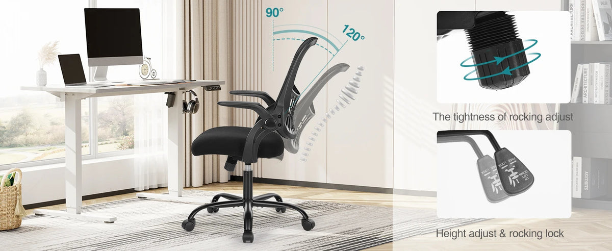 JHK Ergonomic Mesh Backrest Office Chair Adjustable Height