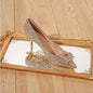 Elegant Crystal Pointed Toe High Heel Pumps for Women