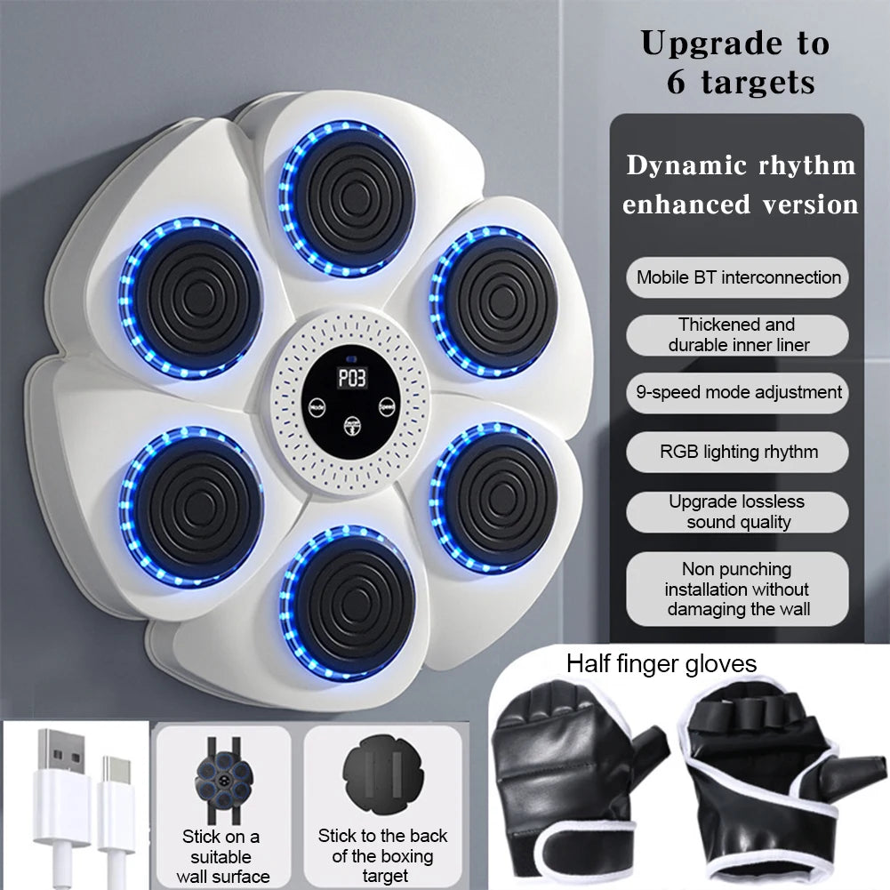 Smart Music Boxing Machine for Home Fitness Training