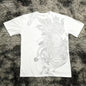 Gothic Style Oversized Cotton T-Shirt for Women