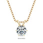 Moissanite Pendant Necklace 925 Sterling Silver Women