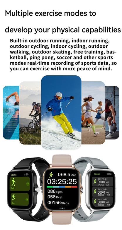 LAXASFIT Smart Watch Full Touch Sports Fitness Watch