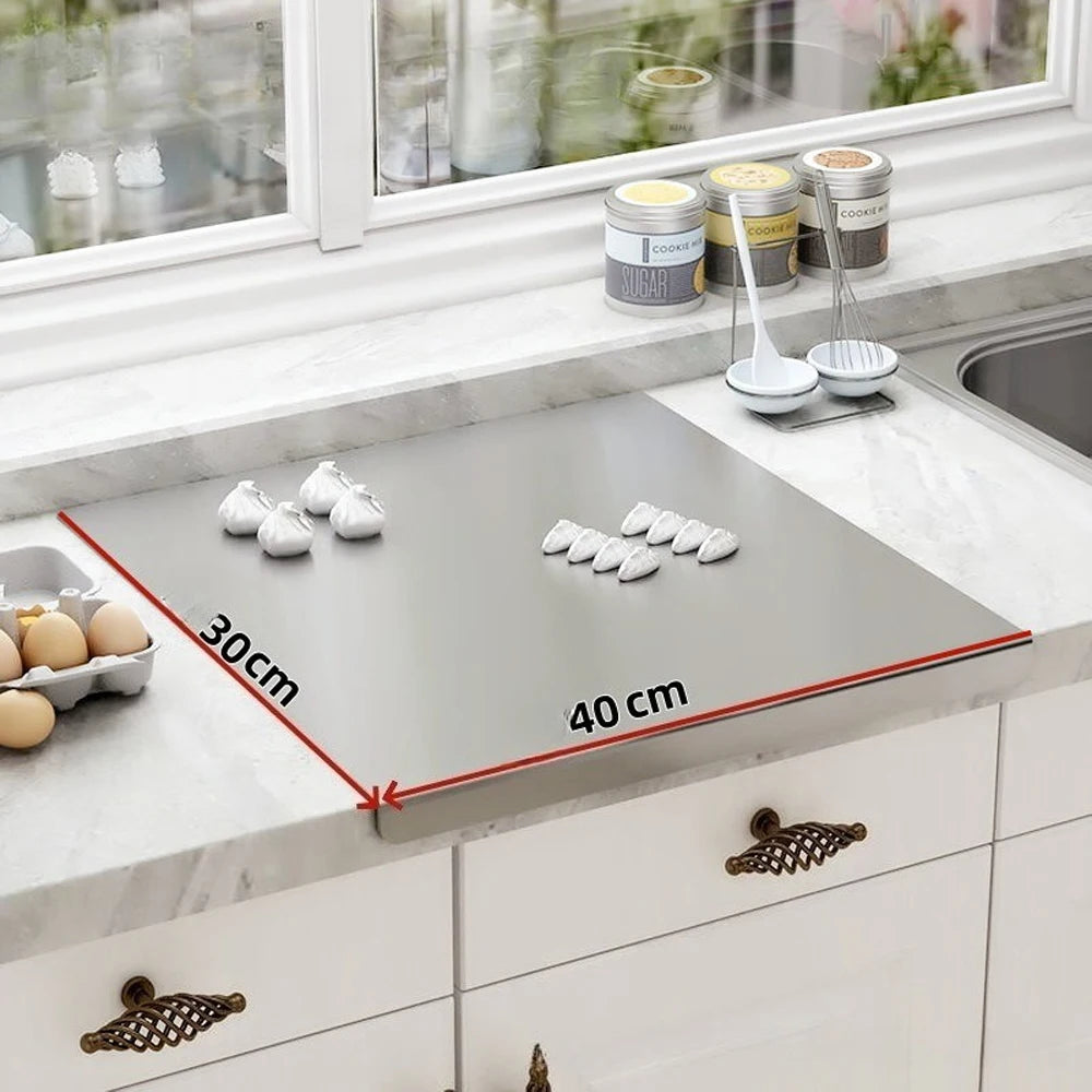 Stainless Steel Chopping Board 304 Non-slip Edge