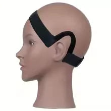 Lace Melt Wig Band with Ear Hanger Black Edge