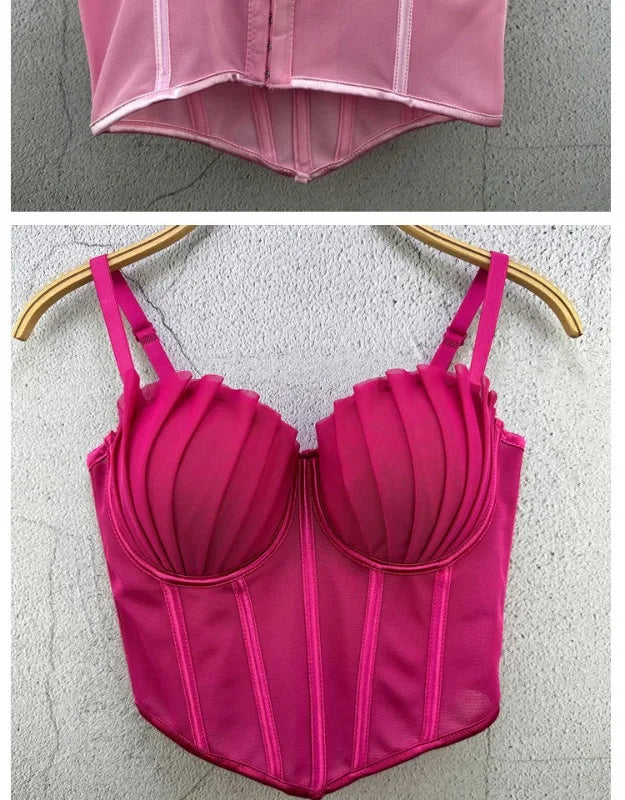 Y2k Women Camisole Tops Slimming Lingerie