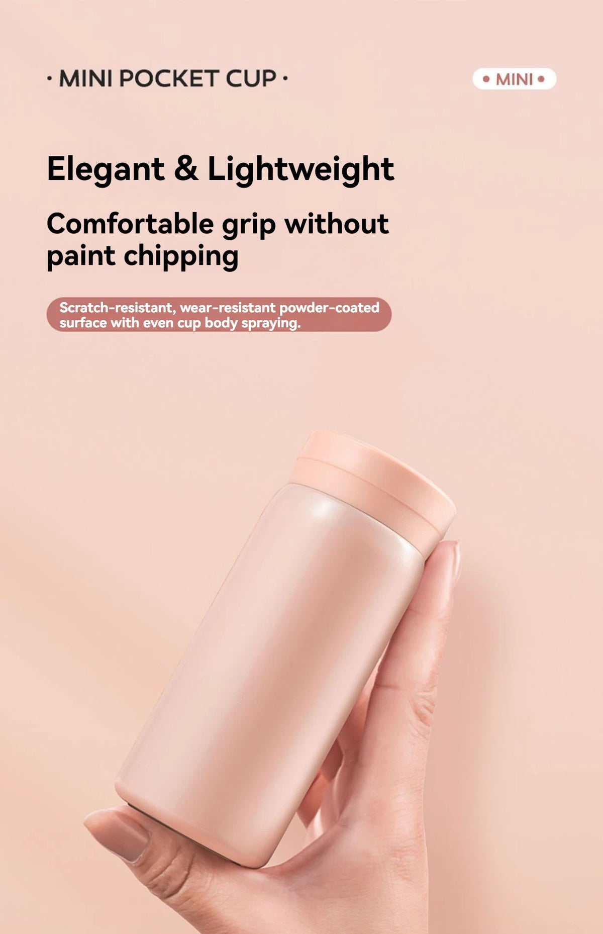 Mini Insulated Stainless Steel Vacuum Flasks 200ML 300ML