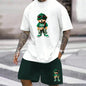 Men's Summer Loose Harajuku T-Shirt and Shorts Set
