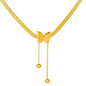 Stainless Steel Butterfly Choker Necklace for Women