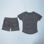 Seamless Yoga Top and Shorts Set for Women
