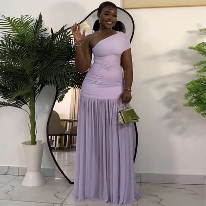 Elegant Off Shoulder Maxi Dress for Women