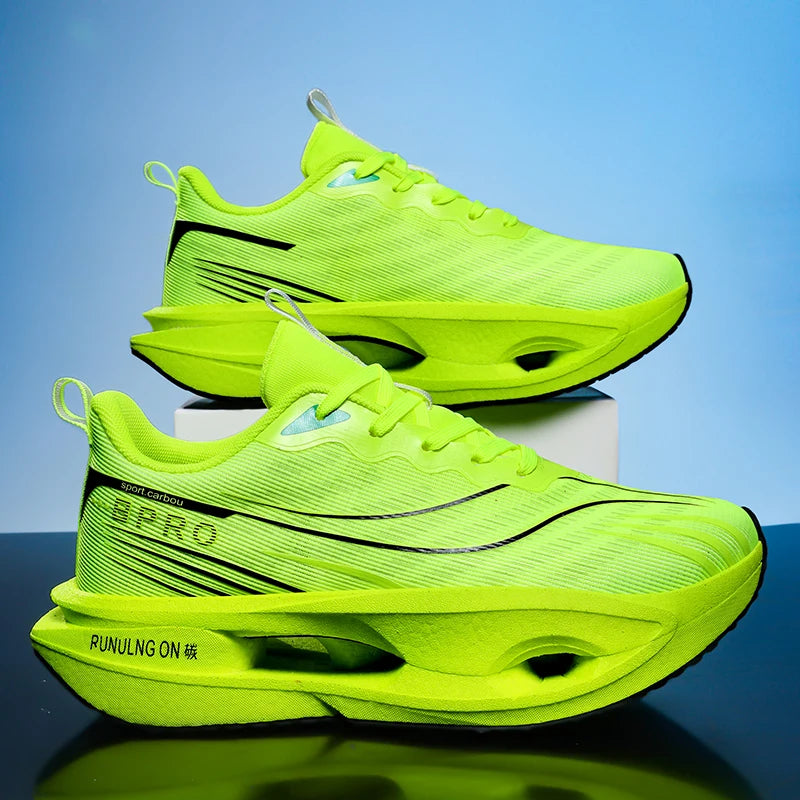 Men's Casual Running Shoes with Fabric Upper