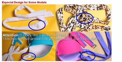Dot Micro Bikini Women Swimwear Push Up Bathing Suit