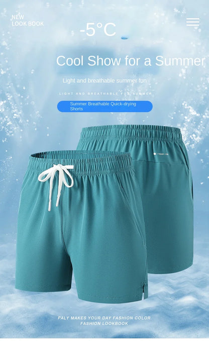 Men's Quick Dry Polyester Running Shorts