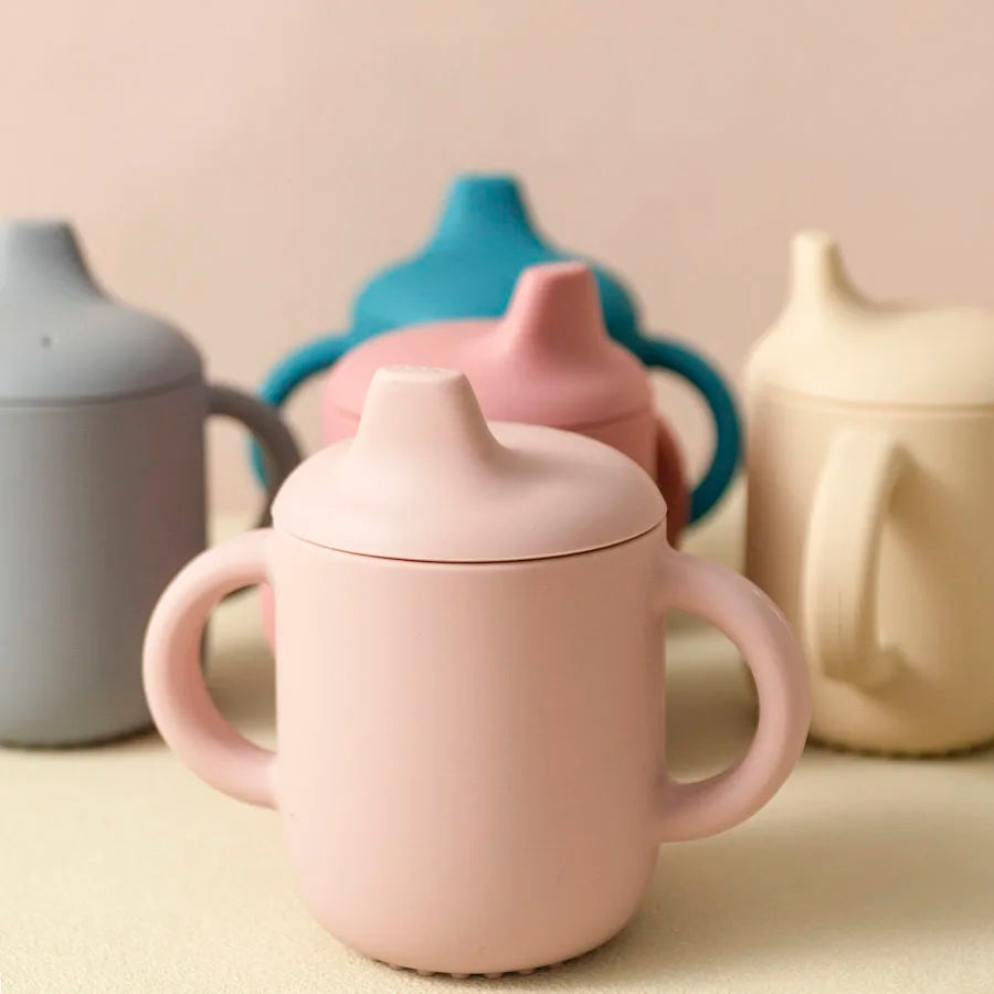 Silicone Baby Feeding Cup with Handle 180ml