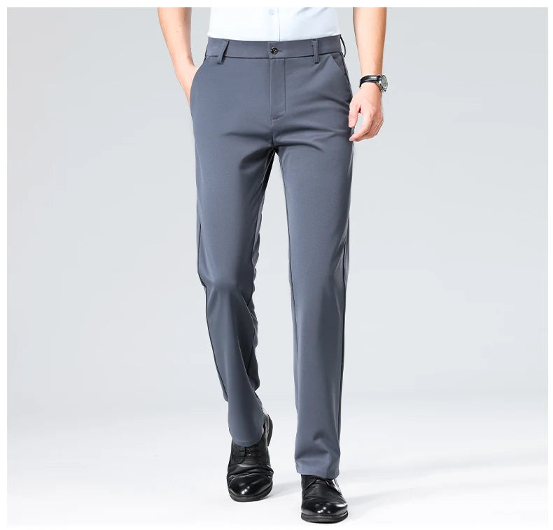 Men's Summer Casual Suit Pants Plus Size 28-42