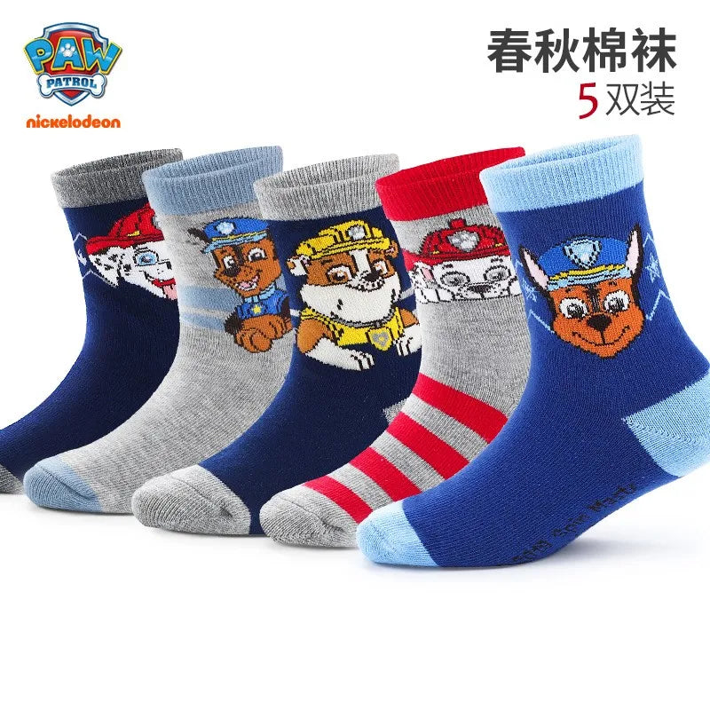 Genuine Paw Patrol Cartoon Socks for Kids
