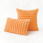 Faux Fur Plush Throw Pillow Covers 30x50cm 45x45cm Orange Green Pink Cream