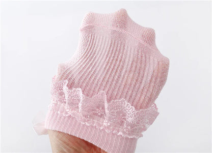 Cotton Lace Baby Socks for Girls 0-24 Months