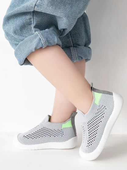 Breathable Mesh Knit Baby Sneakers for Toddlers