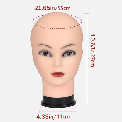 Bald Mannequin Head for Cosmetology Training