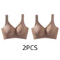 Women's Seamless Wire-Free Bra, Thin Style, Large Size
