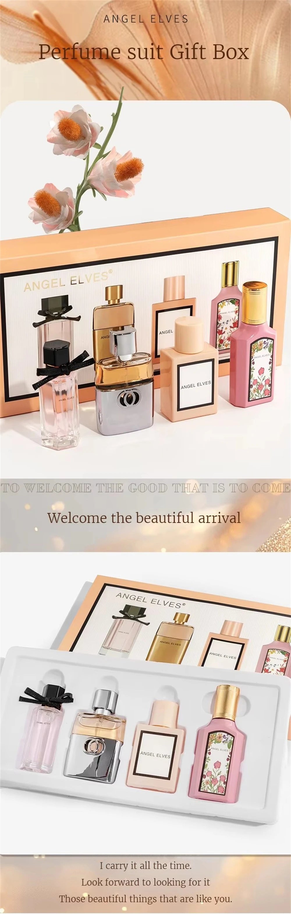 Floral Scent Spray Perfume for Women 120ml Gift Set