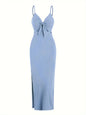 Knit Backless Sleeveless Dress for Women