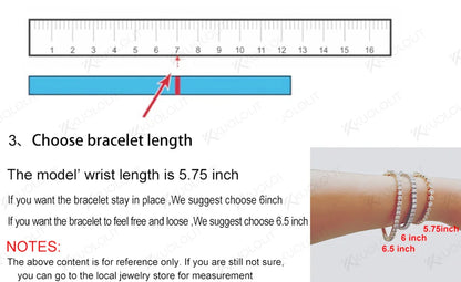 Moissanite Tennis Bracelet for Women in 14K Gold