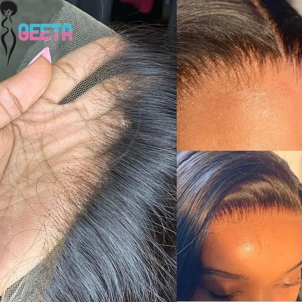 Hd Lace Frontal Wig 30 Inch Bone Straight Human Hair