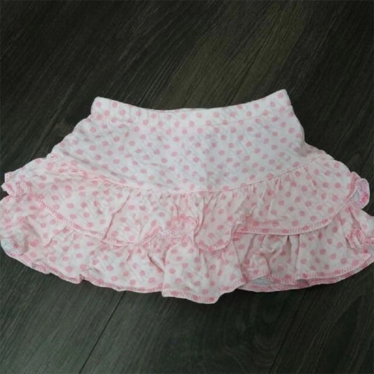 Pink Polka Dot Mini Skirt for Women