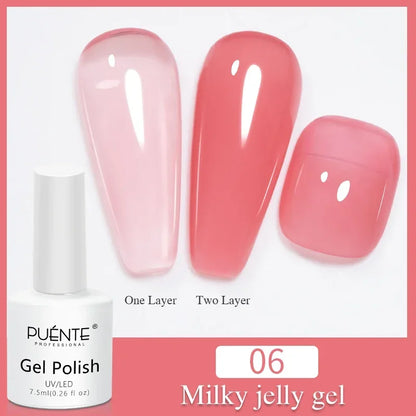 Clear 3D No Wipe Sculpture Gel Nail Polish 15ML