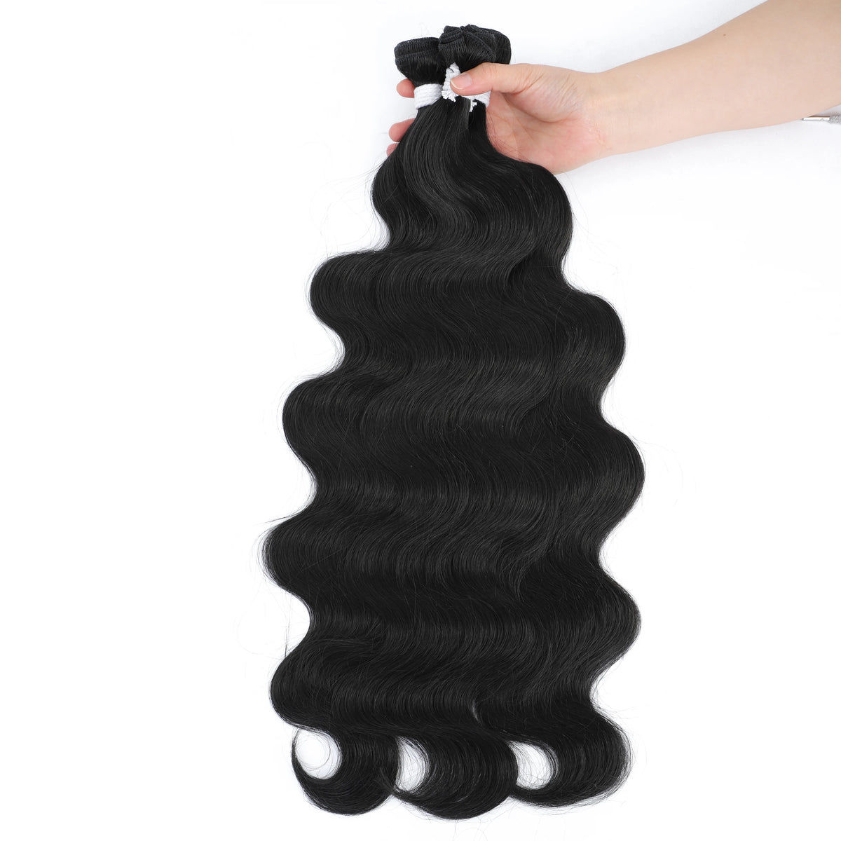 613 Piano Blonde Body Wave Hair Bundles Synthetic Extensions