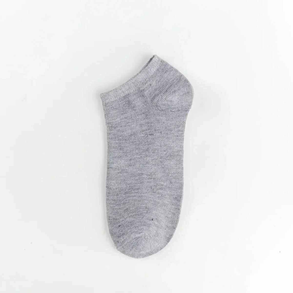Unisex Ankle Socks Cotton Breathable Sports Black White Gray