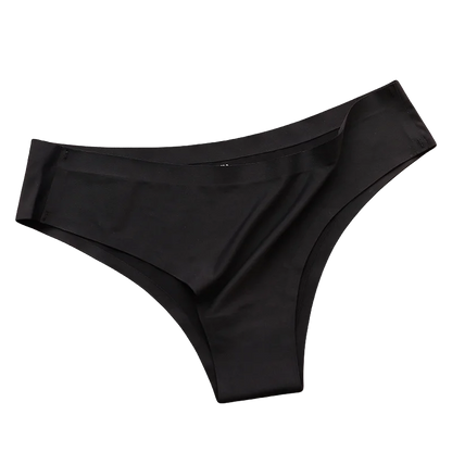 4PCS Seamless Brazilian Panties Cool Ice Silk Low Waist