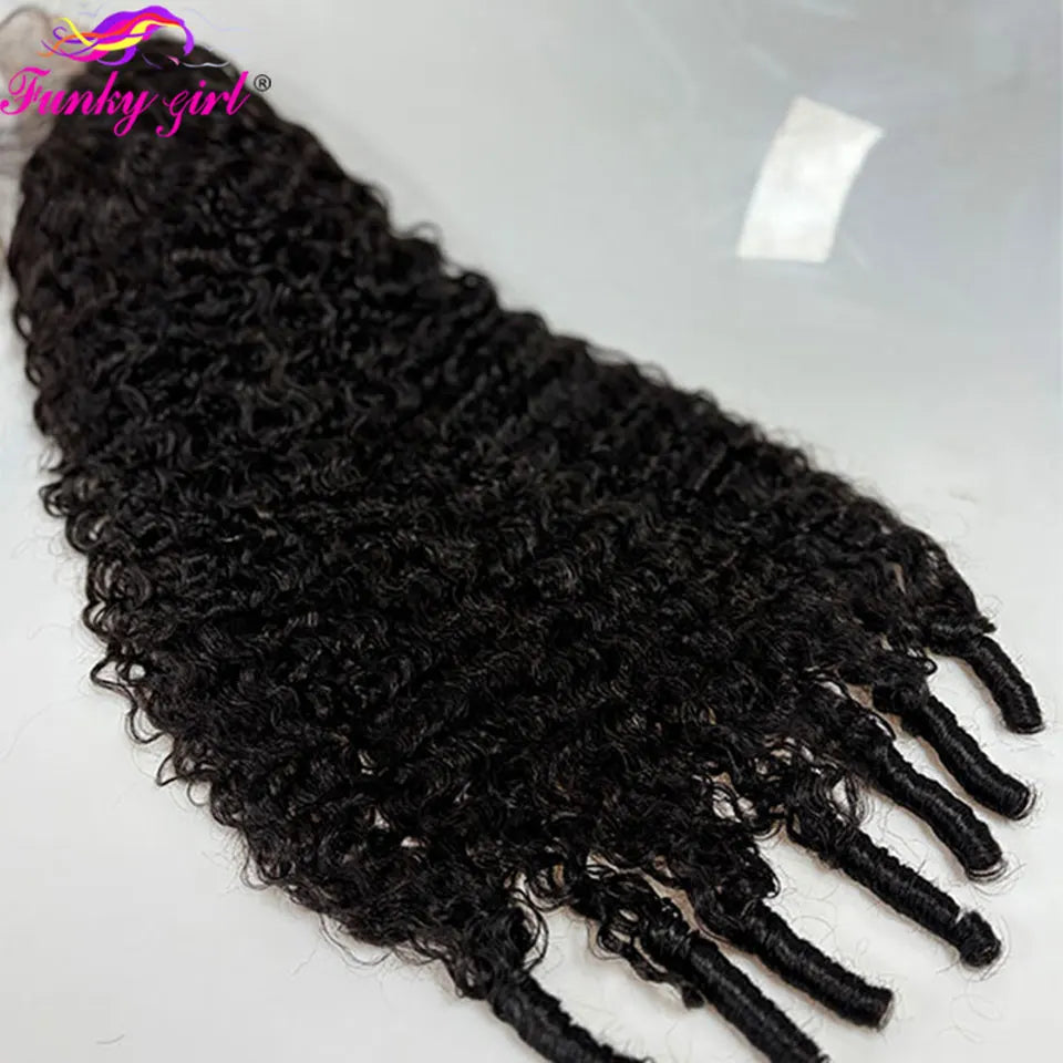 12A Burmese Curly Human Hair Wig Transparent Lace Frontal
