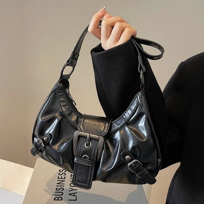 Y2K Retro Pleated Hobo Shoulder Bag for Women
