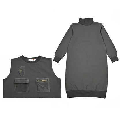 Kids Winter Set with Pockets and Long Sleeves