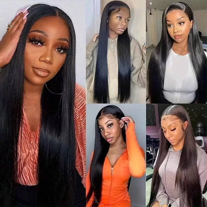 Bone Straight HD Transparent Lace Frontal Wig 26 Inch