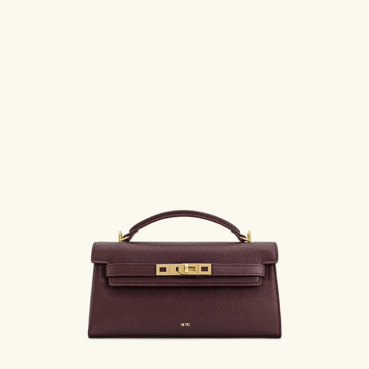 Crocodile Embossed Shoulder Bag in Pu Leather