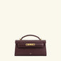 Crocodile Embossed Shoulder Bag in Pu Leather