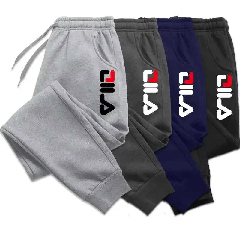 Men's Fleece Joggers with Drawstring for Casual Wear